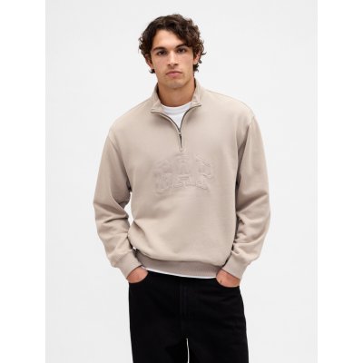 Gap Oversize mikina Heavyweight Hnědá – Zbozi.Blesk.cz