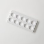 ODLITO.CZ Domino betonové plato bílá 25,5 cm – Zboží Dáma
