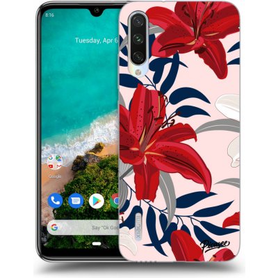 Pouzdro Picasee silikonové Xiaomi Mi A3 - Red Lily čiré – Zbozi.Blesk.cz