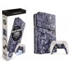 Obal a kryt pro herní konzole Comgad Kryt na konzoli PS5 Slim - Blue Wave Camo Faceplates Kit