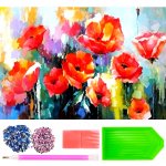 Norimpex Diamantové malování Vlčí máky 80 x 40 cm – Hledejceny.cz