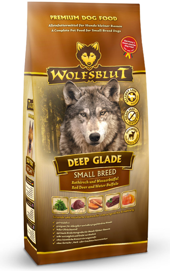 Wolfsblut Deep Glade Small Breed jelen a bůvol 2 kg