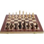 Šachy dřevěné Royal 29,5x29,5 cm – Zbozi.Blesk.cz