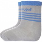 Little Angel Ponožky tenké protiskluz Outlast tm.šedá/modrá – Zboží Mobilmania