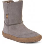 Froddo dětské zimní barefoot boty TEX SUEDE G3160238-3 šedá – Zboží Mobilmania