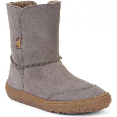 Froddo dětské zimní barefoot boty TEX SUEDE G3160238-3 šedá – Zboží Mobilmania