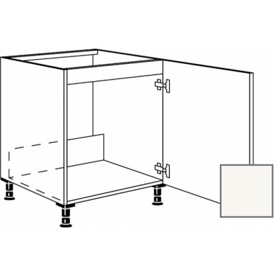 Naturel Kuchyňská skříňka spodní Erika24 dřezová 60x87x56 cm bílá lesk 450.SPUD60.R – Zbozi.Blesk.cz