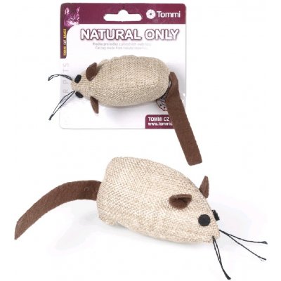 Natural Only - myška hnědá s hnědým ocáskem, 8cm – Zboží Mobilmania