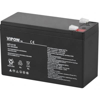 VIPOW BAT0214 12V 7,5Ah – Hledejceny.cz