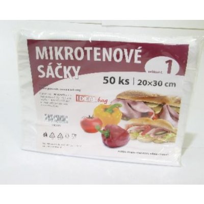 Mikrotenové sáčky Ideal 20x30cm 50 ks – Zboží Mobilmania