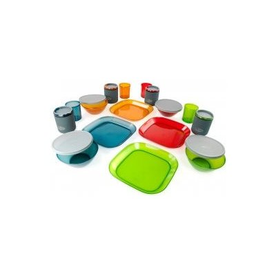 GSI Outdoors Infinity 4 Person Deluxe Tableset, Multicolor kombinovaná nádobí