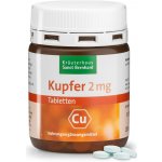 Kräuterhaus Sanct Bernhard KG Měď 2 mg 180 tablet – Hledejceny.cz