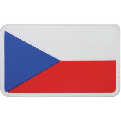 Vlajka ČR 8x5cm na suchý zip – Sleviste.cz