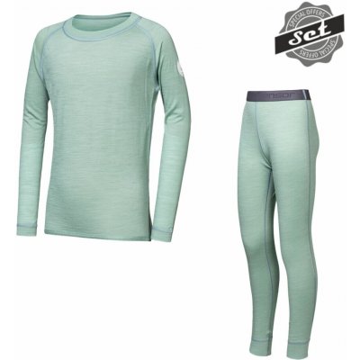 Sensor Merino Air Set dětský triko dl.rukáv + spodky basil green – Sleviste.cz