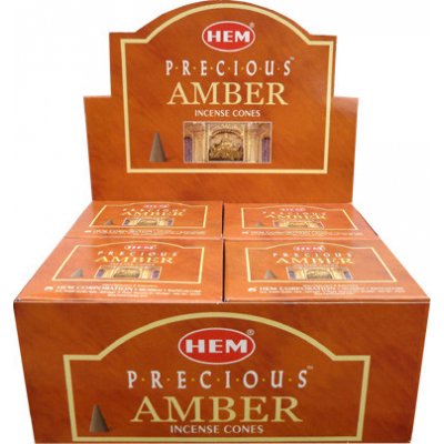 Hem Vonné kužely Amber 10 ks – Zboží Dáma