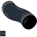 KJG odskokové koleno 100 mm antracit pozinkované – Zboží Mobilmania