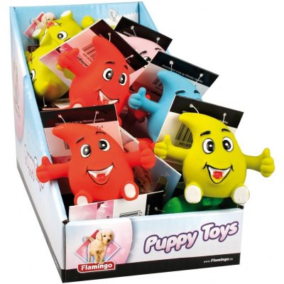 Karlie-Flamingo pro štěňata pískací latexová různé barvy 9 x 5 x 6,5 cm – Zbozi.Blesk.cz