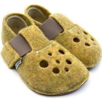 Pegres barefoot filcové pantofle BF04 žlutá – Zboží Dáma