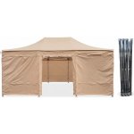 TENTino STEEL HEXAGON 4x6 m / 8 noh 3A - BÉŽOVÁ – Hledejceny.cz