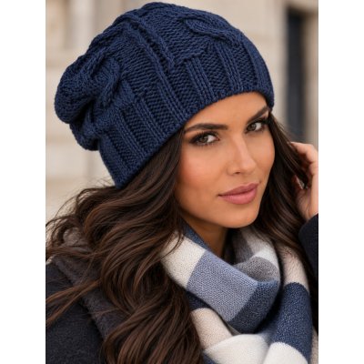 Fashionweek dámská čepice beanie šmoulinka ZIZI-A4 tmave modra – Hledejceny.cz