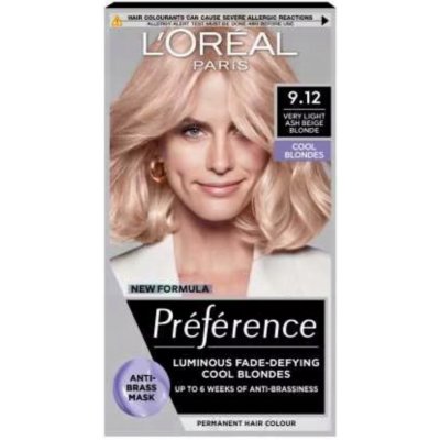 L'Oreal Paris Preference Cool Blondes Barva na vlasy 9.12 Sibiř – Zboží Dáma