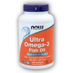 Now Foods Ultra Omega-3 Rybí olej 500 EPA + 250 DHA x 180 softgel kapslí – Hledejceny.cz