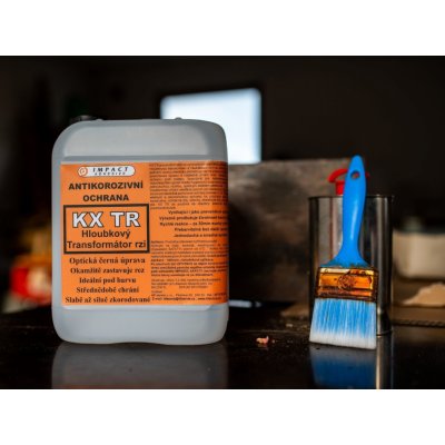 KX TR Hloubkový transformátor rzi s odolným černým polymerem 20 l – Zboží Dáma