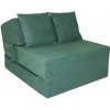 Křeslo Fimex Super Comfort 70x200x15 tmavě zelená