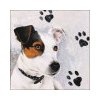 Ubrousek na decoupage Jack Russel 33x33 UBF002540