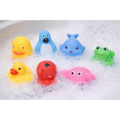Wiky Zvířátka do vany gumová 6 cm sada 7 ks – Sleviste.cz