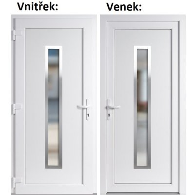 Soft Hana Inox bílá levé 100 x 210 cm – Hledejceny.cz
