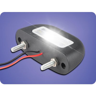 KAMAR LED Osvětlení SPZ 2W, 12xLED, IP67, 12/24V [L1894] | Zboží Auto