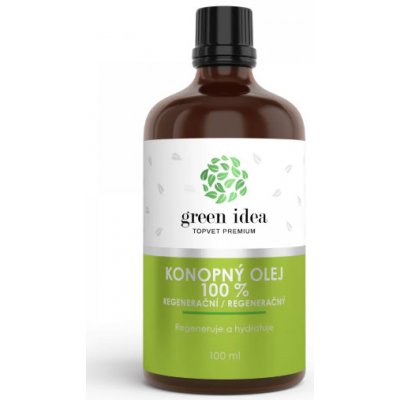 Topvet Green idea Regenerační konopný olej 100 ml – Sleviste.cz