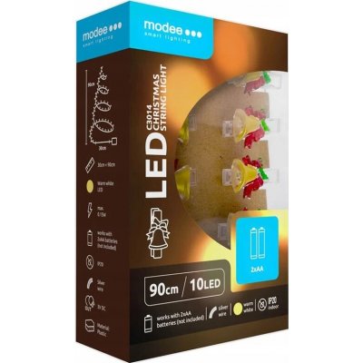 Světýlka hvězdy. BAT modee 0,9m TEPLÁ 10LED ML-C3016 – Hledejceny.cz