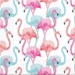 Procos Ubrousky papírové Tropical Flamingo 20ks 33x33cm – Hledejceny.cz