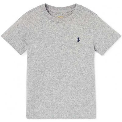 Polo Ralph Lauren dětské bavlněné tričko 321832904039 šedá – Zboží Mobilmania