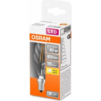 Osram LED žárovka , BW35, E14, 4 W 470 Lm 2700 K – Hledejceny.cz