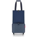 Reisenthel Foldabletrolley Herringbone dark blue – Zboží Mobilmania