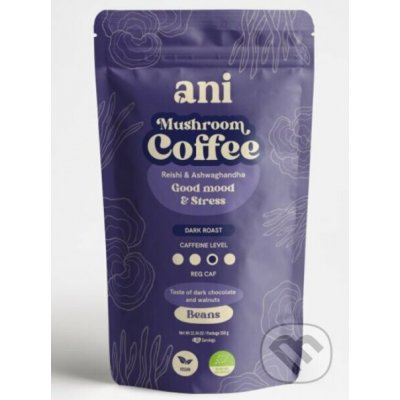 ANi Mushroom Coffee Good mood & Stress zrnková 350 g – Hledejceny.cz