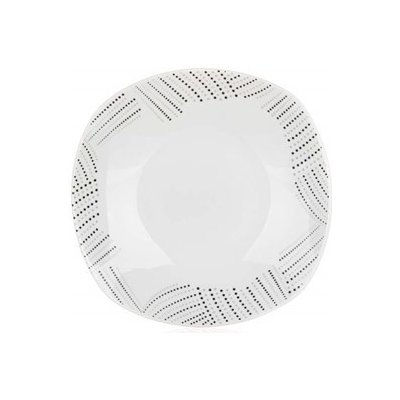 Banquet Porcelánový hluboký talíř CHARME 22x22cm bílá – Zboží Mobilmania