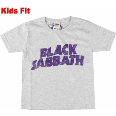 ROCK OFF Tričko metal Black Sabbath Wavy Logo černá