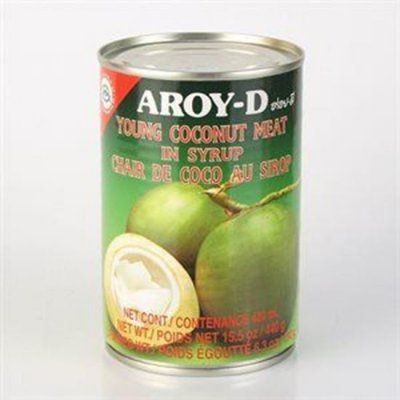 Aroy-D kompot mladý kokos v sirupu 425 g – Sleviste.cz