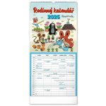 nástěnný Rodinný plánovací Krteček 21 x 42 cm 2026 – Hledejceny.cz