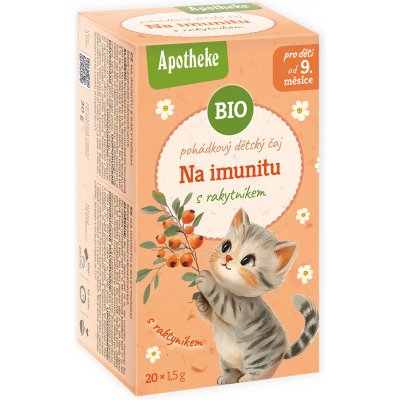 Apotheke BIO čaj pohádkový dětský Na imunitu s rakytníkem 20x1,5g – Zboží Dáma