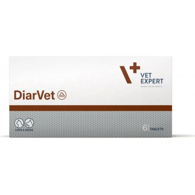 VetExpert Diarvet doplňky stravy pro psy a kočky 6 tablet – Hledejceny.cz
