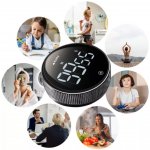 Ruhhy Kuchyňská minutka LED digitální - černá – Zboží Dáma