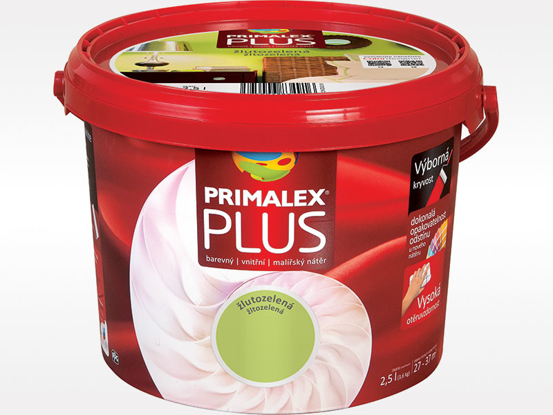 Primalex Plus 2,5 l - žlutozelená