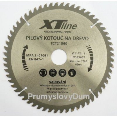 XTline TCT40060 Pilový kotouč 400x2,8x30 (16, 20, 25,4)mm 60 zubů SK plátky – Zboží Mobilmania