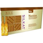 Bes Silkat Nutritivo/Trettamento N4 výživné sérum na poškozené vlasy 12 x 10 ml – Hledejceny.cz