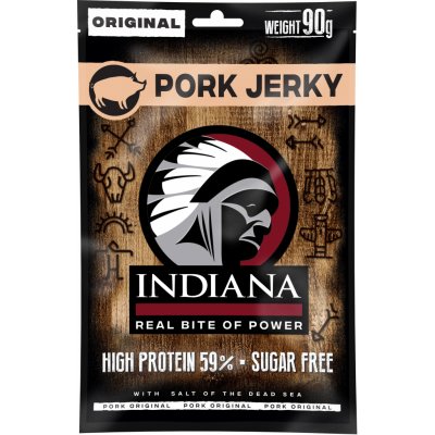 Indiana Jerky Vepřové Original 90 g – Zboží Mobilmania